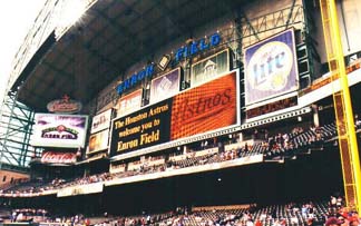 Scoreboard Right Field - Minute Maid Park - Houston